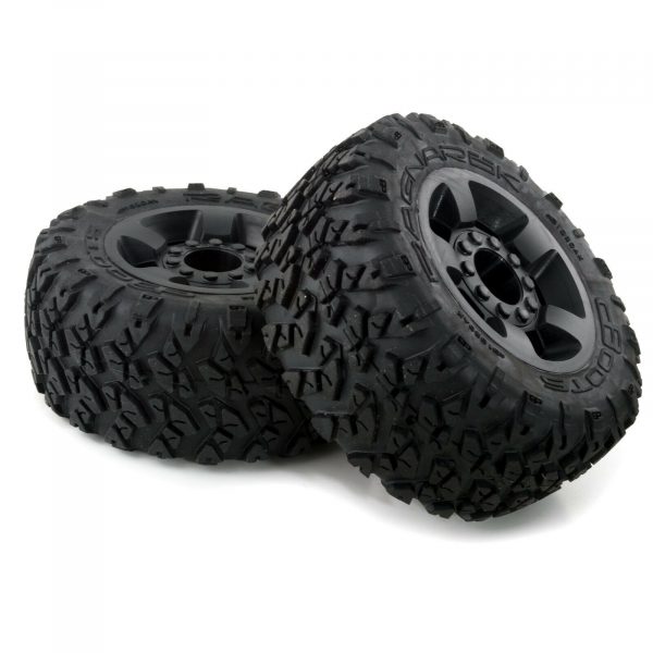 Arrma dBoots Ragnarok Mt Tire Set Glued Black 4 ARA550052 New 254906424540 4