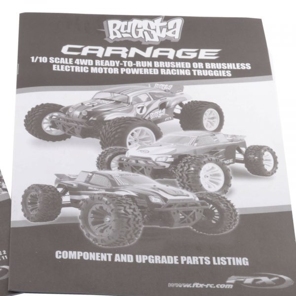FTX Carnage User Instruction Manual New 254743951510 3