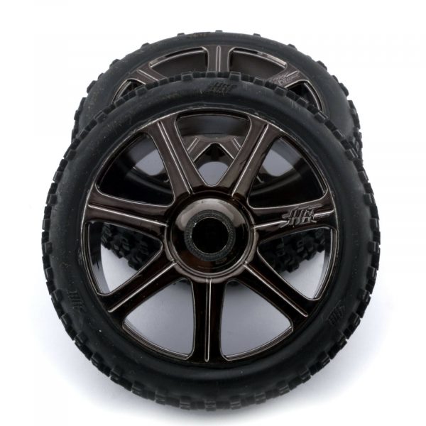 HPI Trophy 35 Buggy Wheels Tire Tyres Pre Glued 2pcs New 254786409260 3