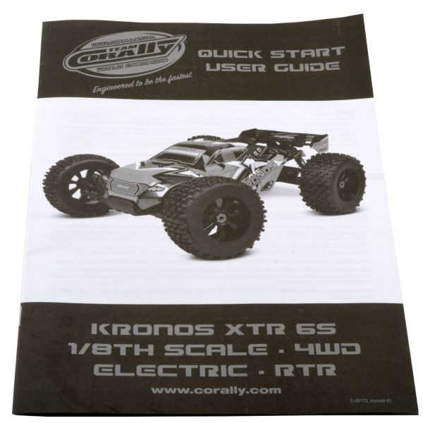 Team Corally Kronos XTR Instruction Manual New 254930301890