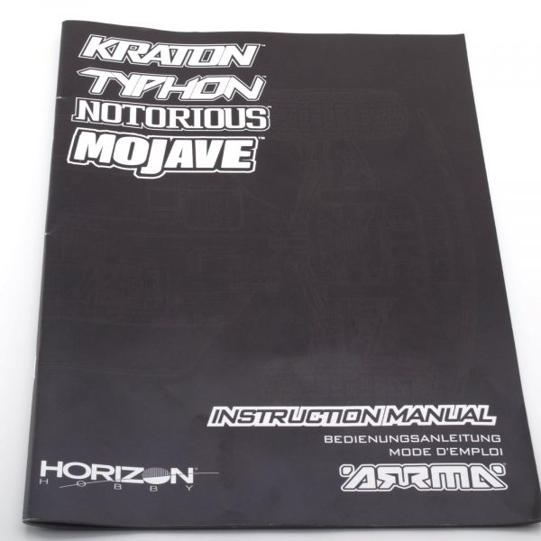ARRMA 6S v5 Typhon Mojave Kraton Notorious Instruction Manual New 254821452441