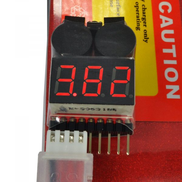Lipo Battery Low Voltage Alarm 1S 8S Volt tester Checker LED display Brand New 254610838011 5