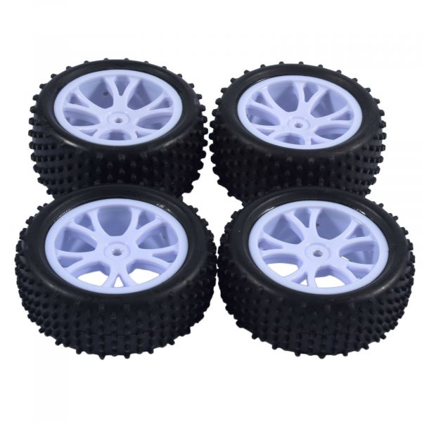 FTX Front Rear Buggy Wheel And Tyre Set White Vantage FTX6300W FTX6301W 4pcs 254711260132