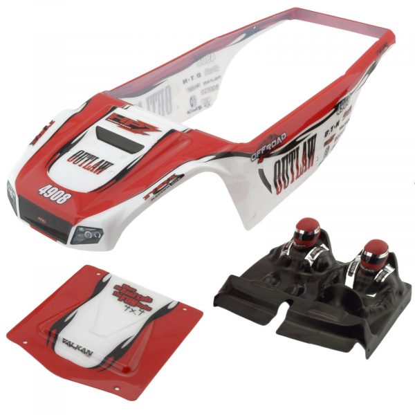 FTX Outlaw Brushed Red Body FTX8350R Driver Cockpit Red FTX8337R New 254714416482