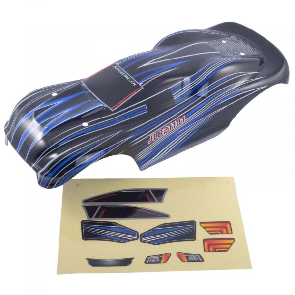 JLB Racing Cheetah 11101 21101 Blue Body Shell Bodyshell with Decals New 254741637682
