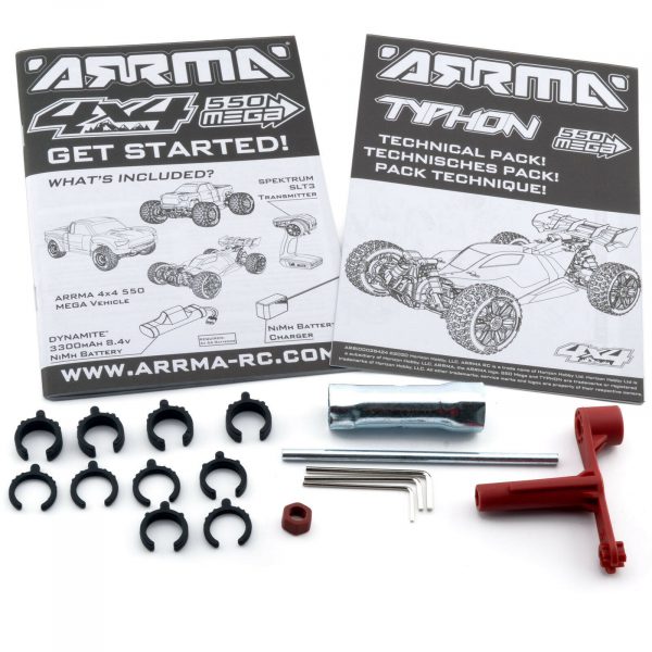Arrma Typhon 550 Mega 4x4 Instruction Manual Tool Kit New 254796505573