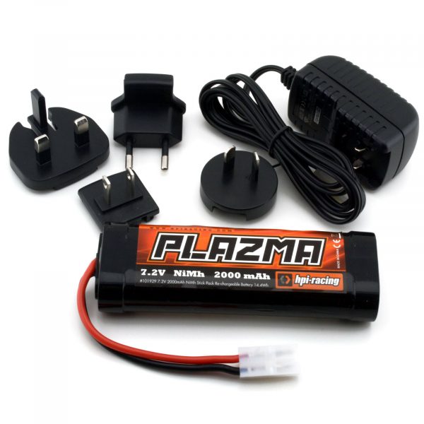 HPI Plazma 72v 2000mah Nimh Re chargeable Battery 101929 Charger Pack 111833 254892489263 3