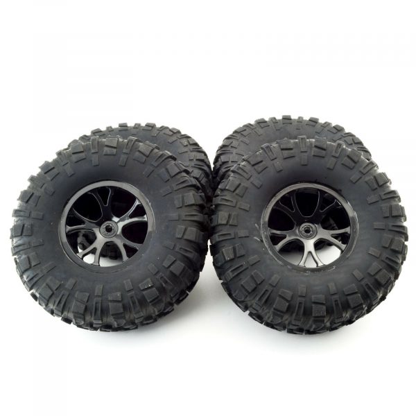 FTX Outlaw Pre Mounted Wheels and Tyres Black FTX8335B 4Pcs New 254714047364 2