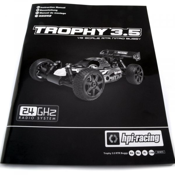 HPI Trophy 35 Nitro Buggy Instruction Manual New 254786464954 2