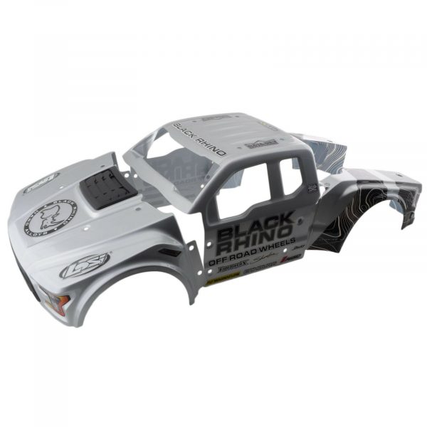 Losi Black Rhino Wheels Ford Raptor Body Set Baja Rey LOS230067 New 254959578216