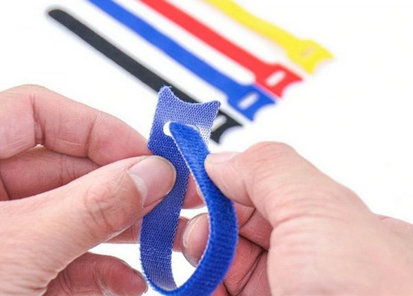 Adjustable Releasable Reusable Hook And Loop Cable Ties Cable Tidy Strap New 254834020717 5