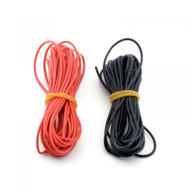 Variation of Flexible Soft Silicone Wire Cable Red amp Black 81012141618202224 AWG 254836504767 f0a1