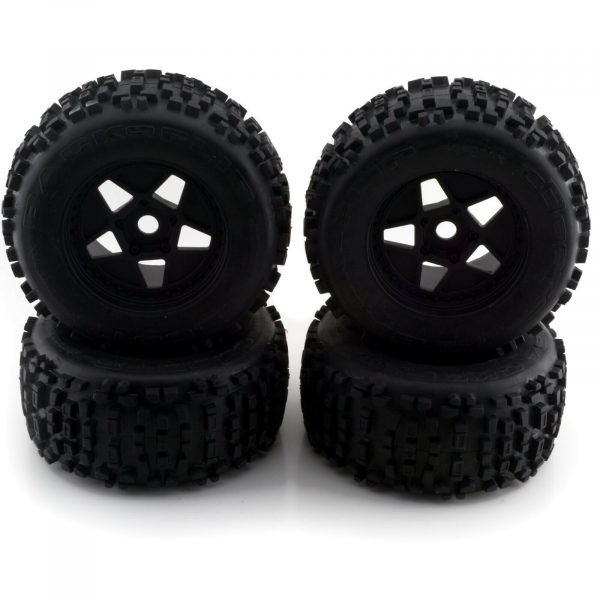 Arrma dBoots Back Flip MT 6S Tyres Set Glues Black 4 AR510092 New 254861491548